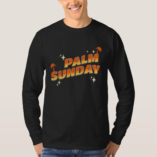 Palm Sunday church religion holiday god catholic C T-Shirt (Vorderseite)