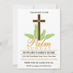 Palm Sunday Party Einladung