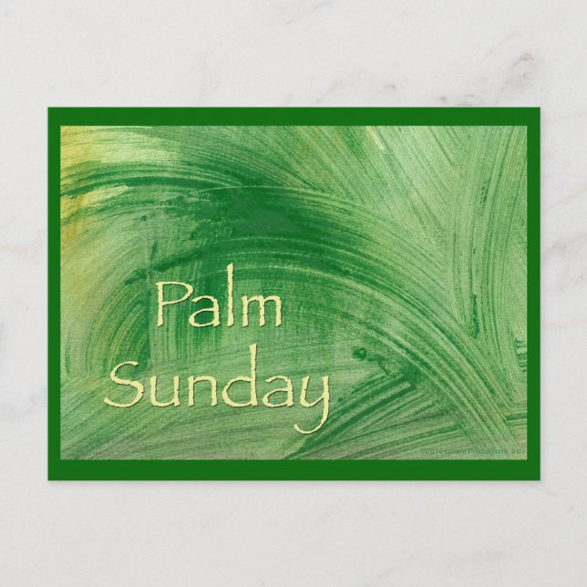 Palm Sunday Postcard Postkarte (Vorderseite)