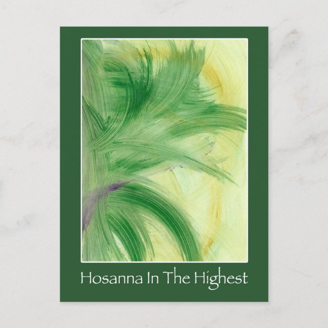 Palm Sunday Postcard Postkarte (Vorderseite)