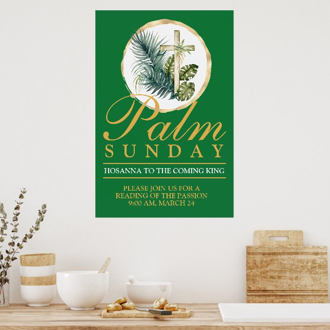 Palm Sunday Poster (Küche)