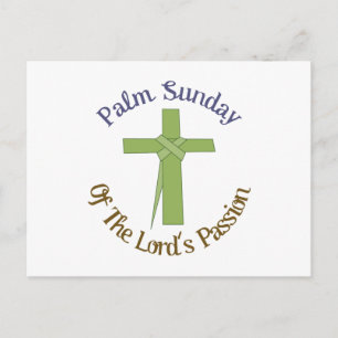 Palm Sunday Postkarte