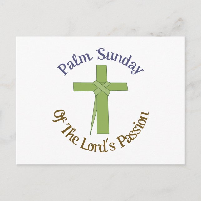 Palm Sunday Postkarte (Vorderseite)