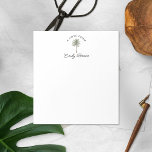 Palm Tree A Note from Niedlich Personalisiert Note Notizblock<br><div class="desc">Mein Palm Tree A Note Aus Niedlichen Personalisierten Notepad machen ideal für Geschenke für Freunde,  Familie und sogar für sich selbst. Personalisieren Sie mit einem Namen für ein einzigartiges Geschenk.</div>