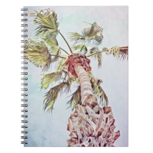 Palm Tree Art Journal Notizblock