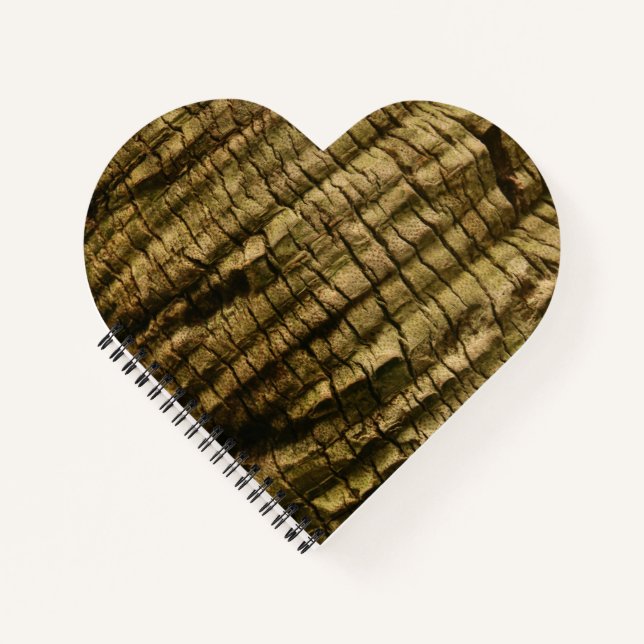 Palm Tree Bark Notizbuch (Vorderseite)