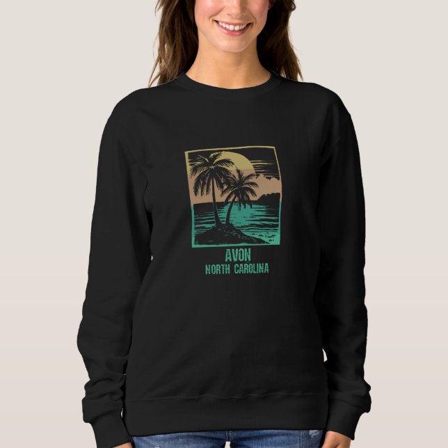 Palm Tree Beach Avon Sweatshirt (Vorderseite)