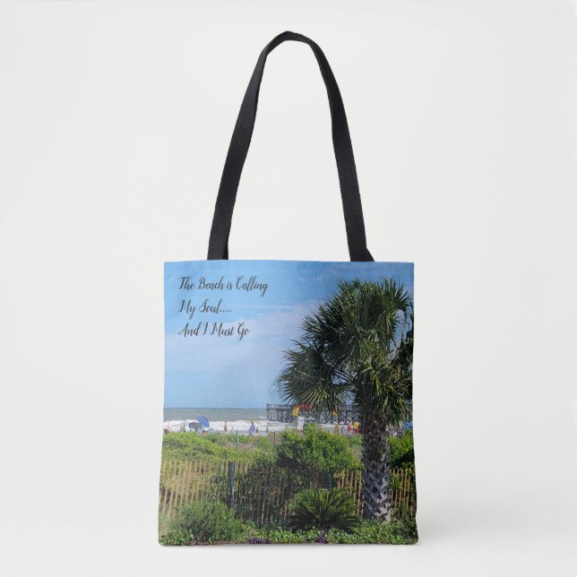 Palm Tree Beach Bag Tasche (Vorderseite)