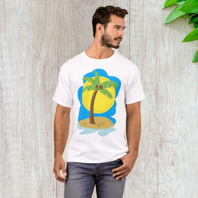 Palm Tree Beach T-Shirt (Von Creator hochgeladen)