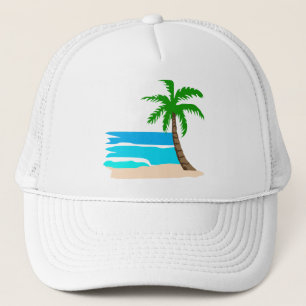 Palm Tree Beach Truckerkappe