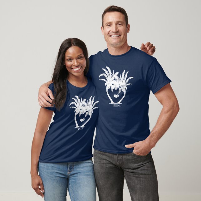 Palm Tree Beach Wedding T-Shirt (Unisex)