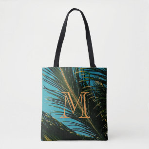 Palm Tree Blätter M Tote Bag