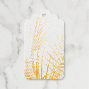 Palm Tree Blätter Minimalismus Sketch Geschenkanhänger