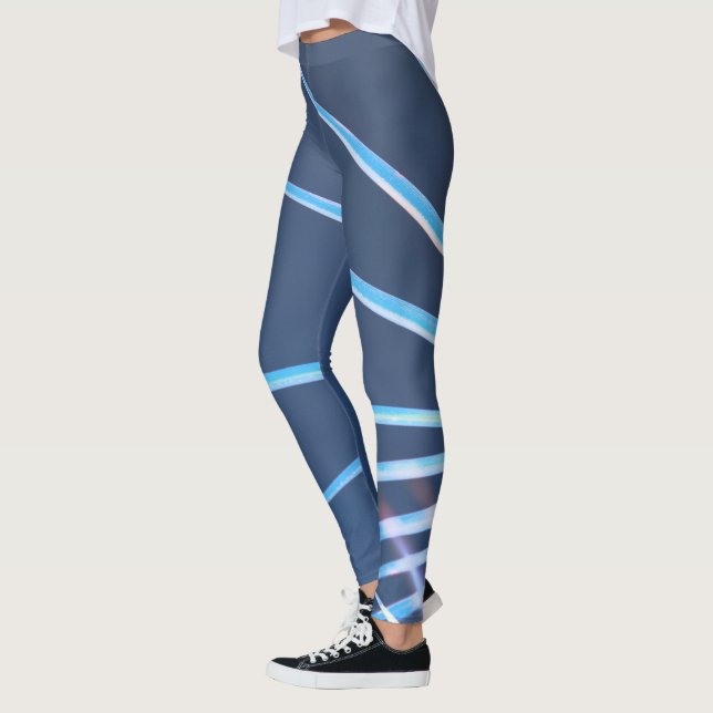 Palm Tree Blätter Minimalismus Sketch Leggings (Links)