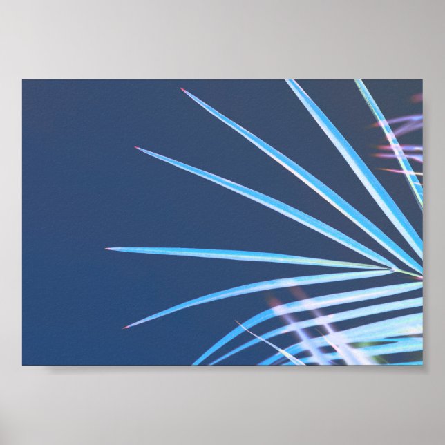 Palm Tree Blätter Minimalismus Sketch Poster (Vorne)