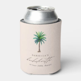 Palm Tree Blush Junggeselinnen-Abschied Dosenkühler
