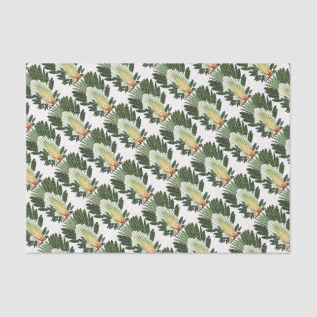 Palm Tree Chic Seidenpapier (Vorderseite)