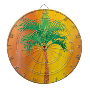 Palm Tree Dart Board Dartscheibe