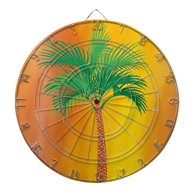 Palm Tree Dart Board Dartscheibe (vorne)