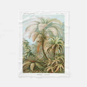 Palm Tree Ernst Haeckel Fleecedecke