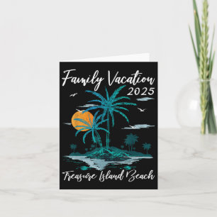 Palm Tree Familienurlaub 2025 Florida Beach Treas Karte