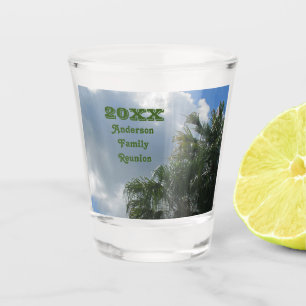 Palm Tree Family Wiedersehen Summer Vacation Keepa Schnapsglas
