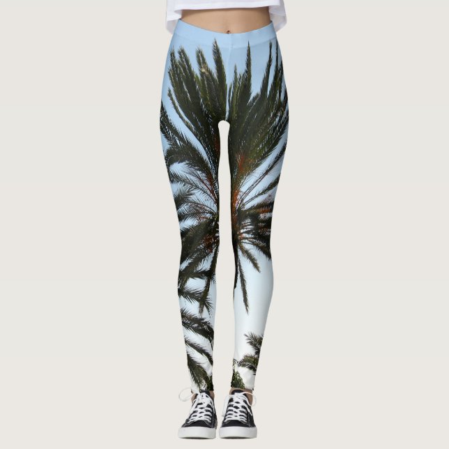 Palm Tree Foto Legging Leggings (Vorderseite)