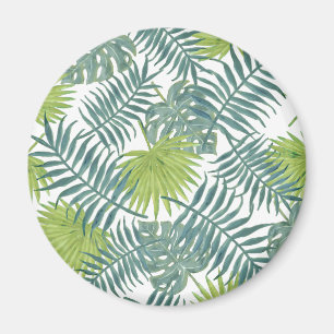 Palm Tree Fronds malen hawaiianische Printwerbung Magnet