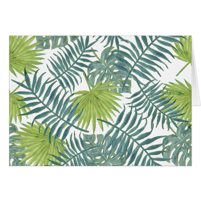 Palm Tree Fronds malen hawaiisch (Vorderseite (Horizontal))