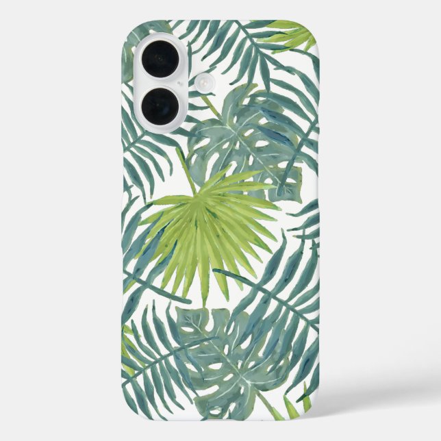Palm Tree Fronds malen hawaiisch Case-Mate iPhone Hülle (Rückseite)