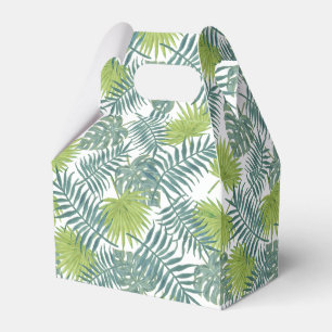Palm Tree Fronds malen hawaiisch Geschenkschachtel