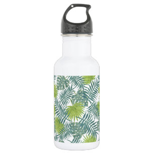 Palm Tree Fronds malen hawaiisch Trinkflasche