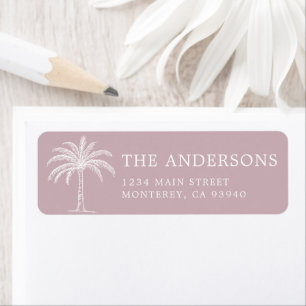 Palm Tree für kundenspezifische Monogramm-Hochzeit