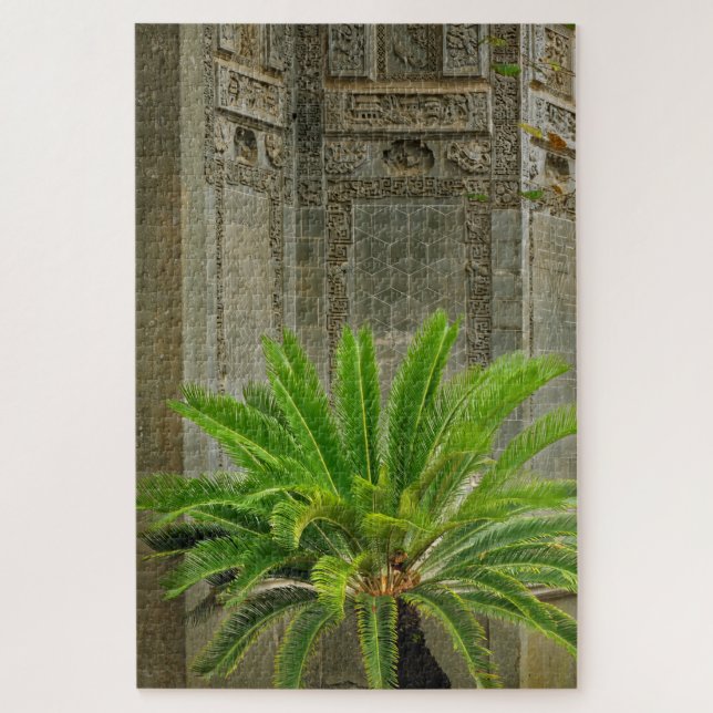 Palm Tree | Hongcun, China Puzzle (Vertikal)