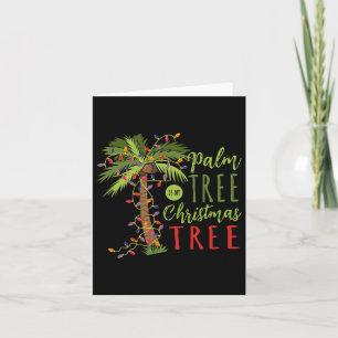 Palm Tree ist mein Weihnachtsmann Santa Tropical S Karte
