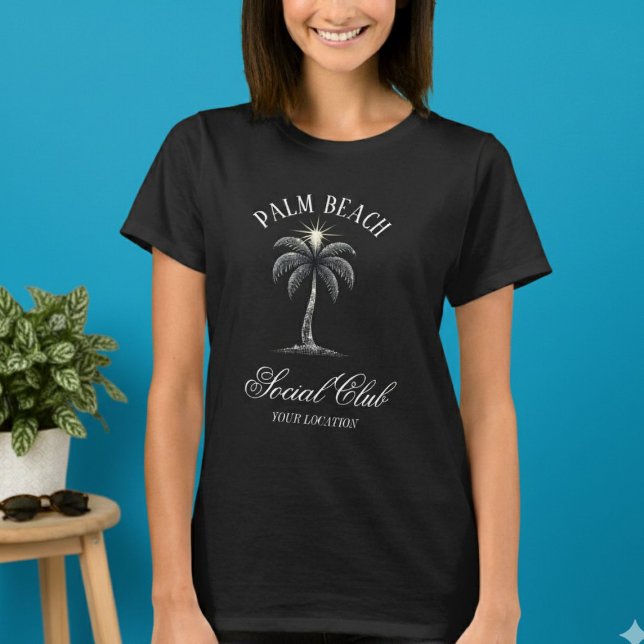 Palm Tree Junggeselinnen-Abschied T - Shirt (Von Creator hochgeladen)