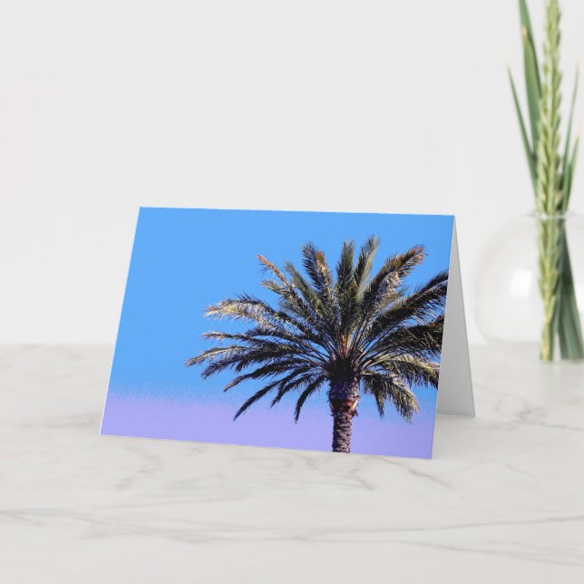 Palm Tree Karte (Vorderseite)