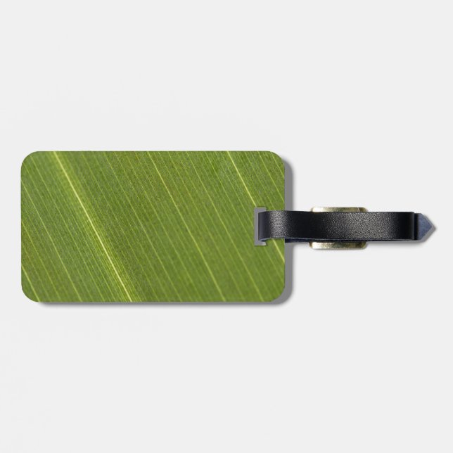 Palm Tree Leaf Tag für Gepäck Gepäckanhänger (Rückseite horizontal)