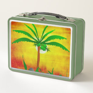 Palm Tree Lunch Box