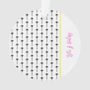 Palm Tree Muster Lage Reisen Strand Küste Ornament