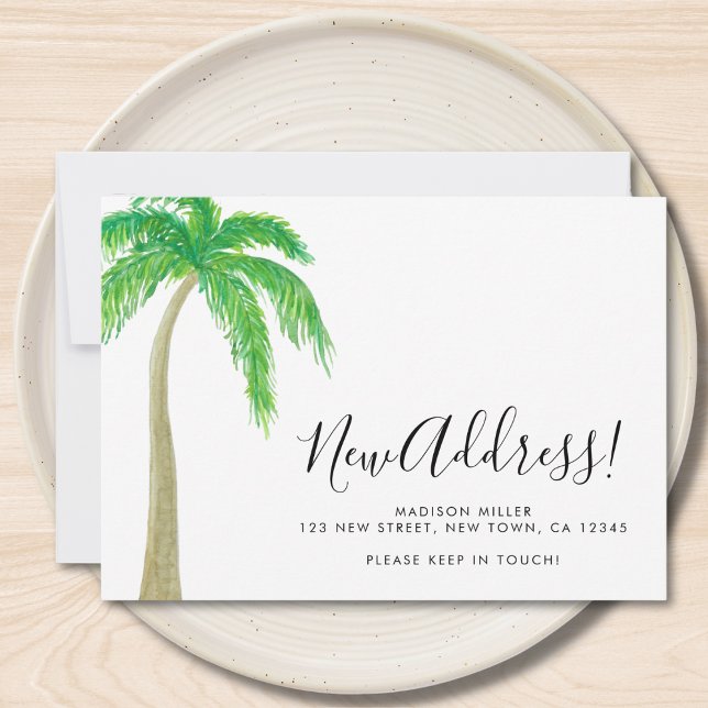 Palm Tree New Address Moving  Ankündigung (Von Creator hochgeladen)