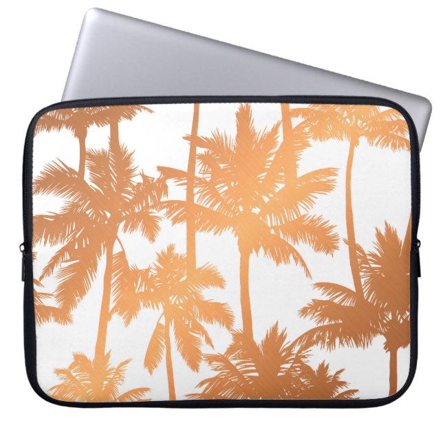 Palm Tree Pattern Laptopschutzhülle (Vorderseite)