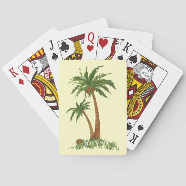 Palm Tree Playing Cards Spielkarten (Rückseite)