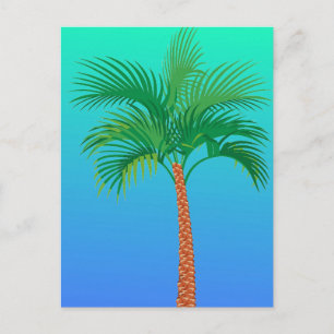 Palm Tree Postcard Postkarte