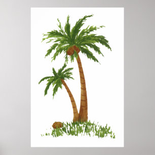 PALM TREE POSTER 24X36"