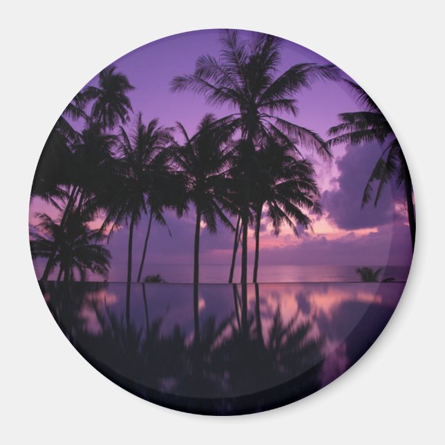 Palm Tree Reflection Magnet (Vorne)