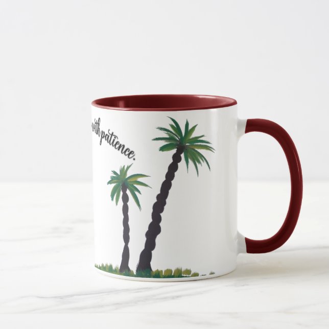 Palm Tree Serenity Tasse (Rechts)
