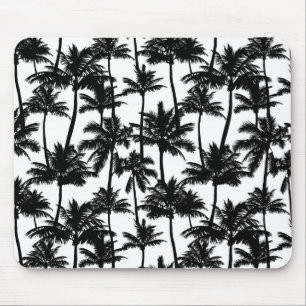 Palm Tree Shadow Pattern Mousepad