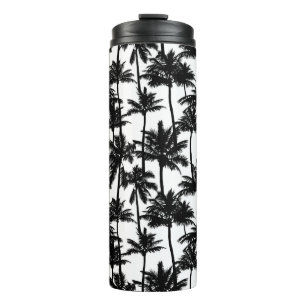 Palm Tree Shadow Pattern Thermosbecher