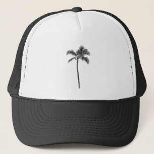 Palm Tree Shirt - Retro Style Tropical Beach Truckerkappe